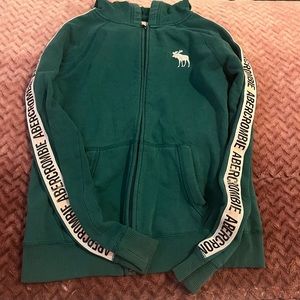 Abercrombie kids green jacket